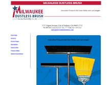 Tablet Screenshot of milwaukeedustless.com
